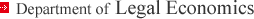 Department of Legal Economics
